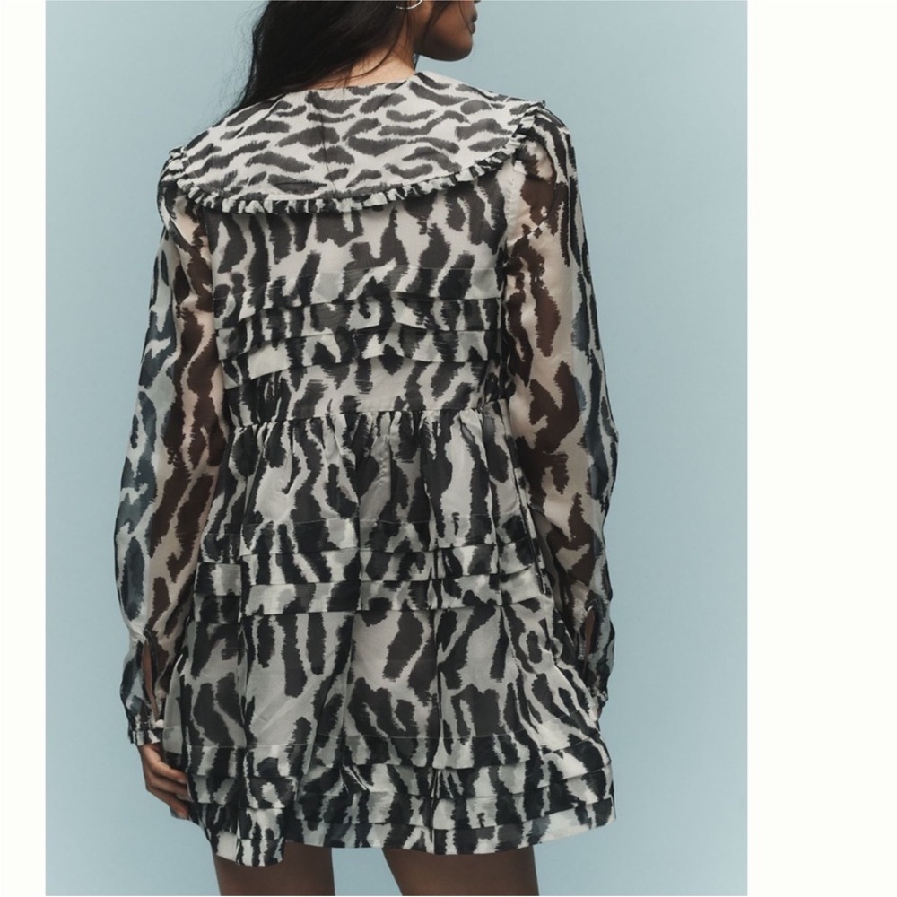 Maeve Black and White Animal Print Dress - Picture 4 of 5